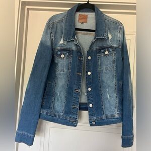 Enjean Dark Wash Denim Jacket Size 2X